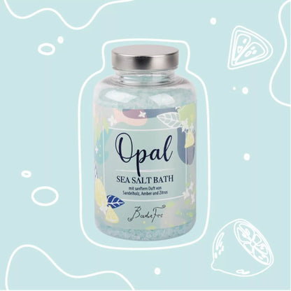 Sel de bain opale