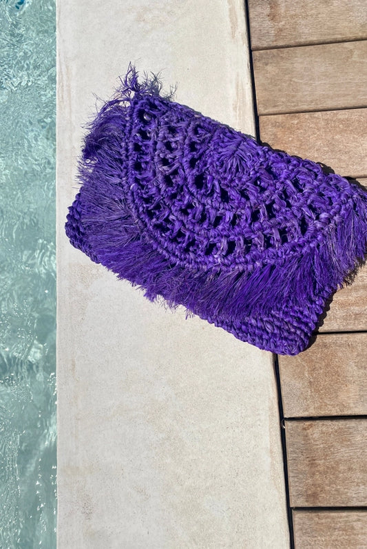 Pochette Amélia violette